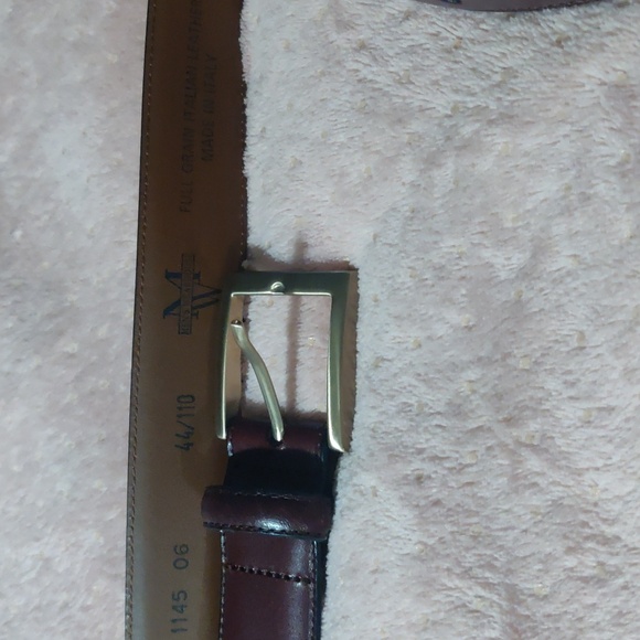Men's wearhouse Italian leather belt - Picture 1 of 8